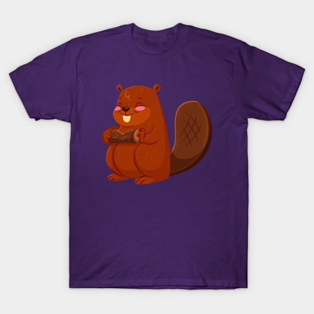 Beaver T-Shirt by Mako Design 